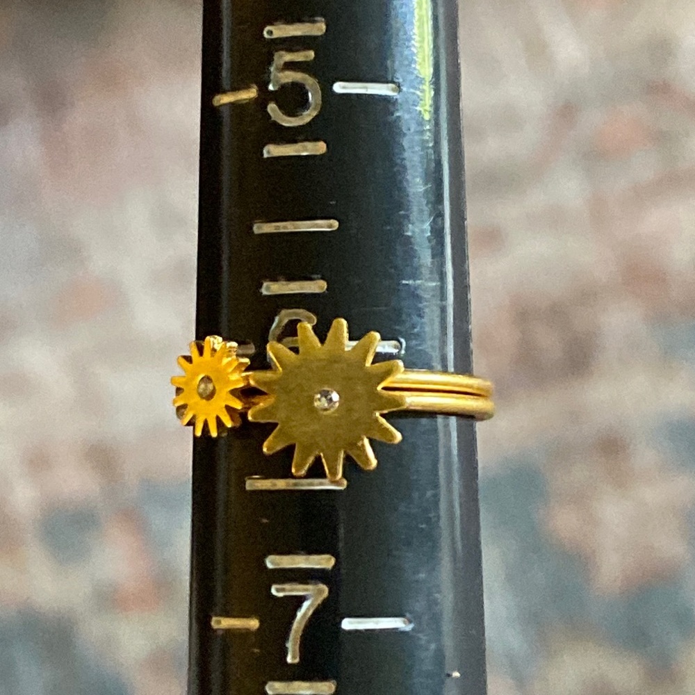 Madewell stack rings size 6.25